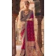 Red Viscose Silk Printed Designer Wear Saree - 147691740