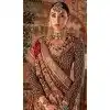 Red Viscose Silk Printed Plus Size Designer Wear Saree - 147691740