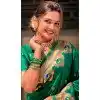 Green Paithani Silk Meenakari Work Party Wear Plus Size Saree - 147821814