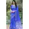 Dola Silk Bandhej Work Party Wear Saree In Blue - 147841835