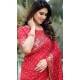 Dola Silk Bandhej Work Party Wear Saree In Maroon - 147841836