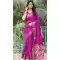 Dola Silk Bandhej Work Party Wear Saree In Purple - 147841837
