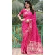 Dola Silk Bandhej Work Party Wear Saree In Pink - 147841839