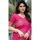 Dola Silk Bandhej Work Party Wear Saree In Pink - 147841839