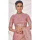 Pink Banarasi Silk Zari Work Traditional Wear Saree - 9924191293