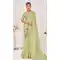 Pista Green Banarasi Silk Zari Work Traditional Wear Saree - 9924191294