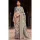 Soft Tissue Silk Digital Printed Party Wear Saree In Sea Blue - 9973191551