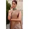 Soft Tissue Silk Digital Printed Party Wear Plus Size Saree In Peach - 9973191552