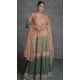 Multi Color Georgette Embroidery Work Party Wear Sharara Suit - 9981191690