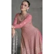 Baby Pink Georgette Embroidery Work Party Wear Sharara Suit - 9981191691