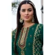 Green Organza Embroidered Pakistani Style Salwar Suit - 9985191705