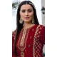 Maroon Organza Embroidered Pakistani Style Salwar Suit - 9985191706