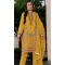 Mustard Organza Embroidered Pakistani Style Salwar Suit - 9985191708