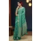 Mint Green Pure Georgette Zari Work Party Wear Saree - 9988191715