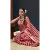 Rani Pink Pure Georgette Zari Work Party Wear Plus Size Saree - 9988191718