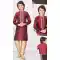 Jacquard Resham Work Maroon Function Wear Kids Kurta Pajama - 9998191782