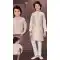 Jacquard Cream Resham Work Function Wear Kids Kurta Pajama - 9998191792