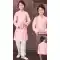 Pink Jacquard Resham Work Function Wear Kids Kurta Pajama - 9998191806