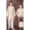 Function Wear Cream Jacquard Resham Work Kids Kurta Pajama - 9998191812