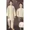 Resham Work Cream Jacquard Function Wear Kids Kurta Pajama - 9998191815