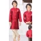 Jacquard Resham Work Function Wear Kids Kurta Pajama In Maroon - 9998191819