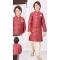 Maroon Resham And Zari Work Jacquard Function Wear Kids Kurta Pajama - 9998191826