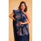 Pure Georgette Thread Embroidered Party Wear Saree In Teal - 10004191858