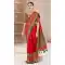 Red Soft Silk Zari Work Traditional Saree - 10012191892