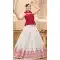 Georgette Embroidered Party Wear Lehenga Choli In White And Rani Pink - 10017191918