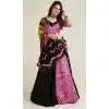 Poly Rayon Digital Printed Plus Size Navratri Lehenga Choli In Multi Color - 10045192073