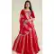 Faux Georgette Sequins Work Navratri Lehenga Choli In Red - 10045192076