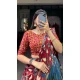 Blue Tussar Silk Zari Work Navratri Lehenga Choli - 10069192177