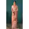 Blush Pink Kashmiri Pashmina Woven Work Traditional Wear Saree - 9974191558