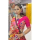 Rani Pink Maslin Printed Navratri Lehenga Choli - 10047192087