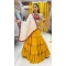 Yellow Rayon Digital Printed Navratri Lehenga Choli - 10047192091