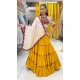 Yellow Rayon Digital Printed Navratri Lehenga Choli - 10047192091