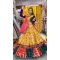 Mustard Yellow Rayon Jari Work Navratri Lehenga Choli - 10047192092
