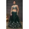Green Poly Chiffon Embroidered Designer Wear Lehenga Choli - 10082192263