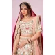 Cream Silk Embroidery Wedding Wear Lehenga Choli - 10084192274