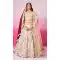 Cream Silk Embroidery Wedding Wear Lehenga Choli - 10084192274