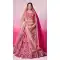Pink Silk Embroidery Wedding Wear Lehenga Choli - 10084192275