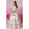 Silk Cream Embroidery Wedding Wear Lehenga Choli - 10084192279