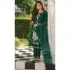 Green Viscose Resham Work Party Wear Readymade Salwar Suit - 10088192295