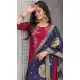 Cherry Red Vichitra Silk Resham Work Party Wear Readymade Salwar Suit - 10088192300