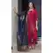 Cherry Red Vichitra Silk Resham Work Party Wear Readymade Salwar Suit - 10088192300