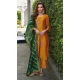 Mustard Vichitra Silk Resham Work Party Wear Readymade Salwar Suit - 10088192302
