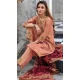 Peach Vichitra Silk Resham Work Party Wear Readymade Salwar Suit - 10088192303