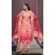 Pink Chanderi Digital Printed Pakistani Style Salwar Kameez - 10108192391