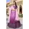 Purple Soft Organza Sequins Work Designer Wear Lehenga Choli - 10109192398