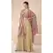 Real Silk Embroidered Indo Western Style Palazzo Suit In Multi Color - 10110192401